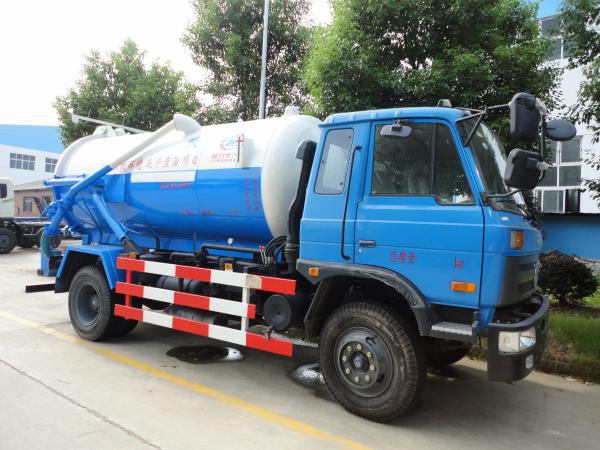 Quality new Dongfeng 153 4*2 RHD 10cbm  sewage suction truck for sale, factory sale best price dongfeng sludge tank truck for sale