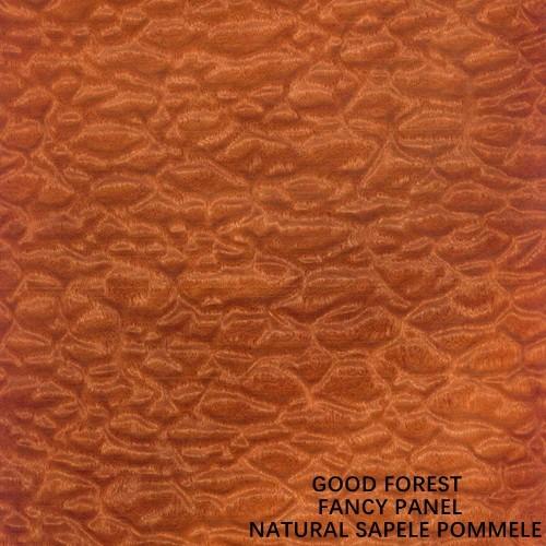 Grade E1 / E0 / P1 / P2 Natural Sapele Pommele Veneer 2745mm Lengthened For