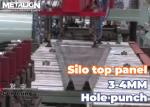 High Efficiency Silo Forming Machine For Slanted Metal Grain Silo Roof Panels