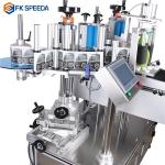FK909 Semi Automatic Double Sides Flat Bottle Sticker Labeling Machine For Drum