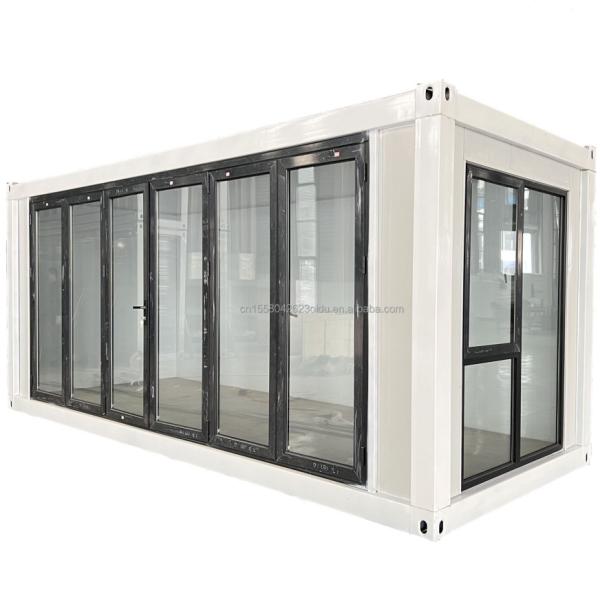 Customized Color 20ft Living Container Home Prefabricated Tiny House with Galvanized Steel Square Tubes and Modular Design