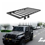 JEEP JK 4X4 Off Road Vehicle Roof Rack Black Aluminum Alloy with Install