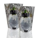 Resealable Laminated White Matte Aluminum Foil Plastic Stand Up Packaging Bag