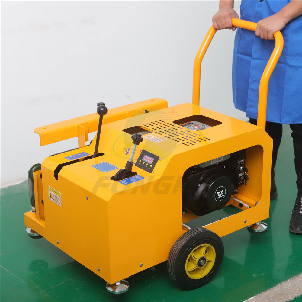 Fiber Optic Duct Rod Pusher 1.5m/S , Cable Pulling Machine 45mm Crawler Type