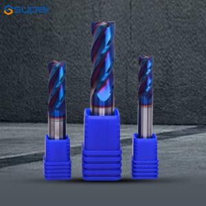 Wholesale Carbide Square End Mill With 30 Degrees Helix Angle And Carbide Cutting Edge Material from china suppliers