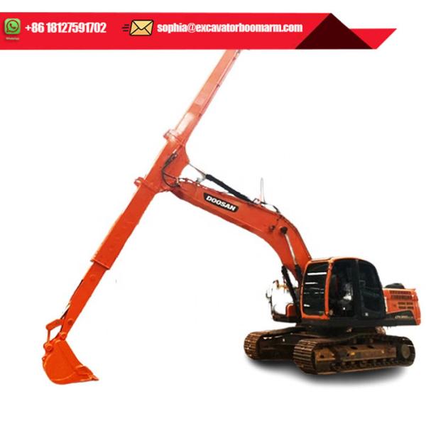 10-16 Digging Depth Telescopic Excavator Arm / Hydraulic Telescopic Boom