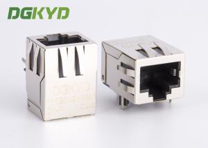 Wholesale Single Port 100Mb Integrated Magnetics Network Jack Rj45 POE Connector from china suppliers