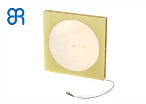 Wholesale 8dBic Circular Polarized RFID Antenna , Long Range UHF Antenna Luxury Gold Color from china suppliers