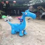 2m Animatronic Dinosaur Ride Remote Control For Theme Park