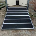 Anti-Slip Griptop Mat Cloth Backing Reinforced Horse Trailer Ramp Rubber Mat