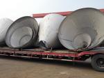 Polishing 304 Stainless Conical Head Cone Dish end Tank Heads with Welding