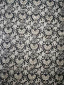 Wholesale 125CM Black Delicate Luxury Beaded Embroidered Lace Fabric from china suppliers