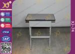 Pre - Assembled Metal Kids School Desk And Chair Set With Electrostatic Powder