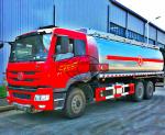 FAW 6x4 Oil Tanker Truck 20 - 25 M3 Volume FAW J5M Cabin Manual Gearbox