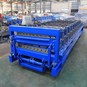Wholesale Industrial Double Layer Roof Panel Roll Forming Machine High Efficiency from china suppliers