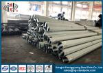Bitumen Steel Conical Polygonal Electrical Metal Power Poles Hot Dip Galvanized