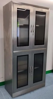 304SUS Adjustable Medical Cupboard Storage Cabinet Hospital Furniture