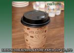 PE Coated White Poly Paper Hot Cup , Offset Printing Cold Drink Paper Cups