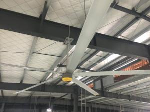 Wholesale Industrial Ceiling Fans with Gearbox Motor or Pmsm Motor Configured Hvls Fan as Air Blower for Warehouse Ventilation and Cooling from china suppliers