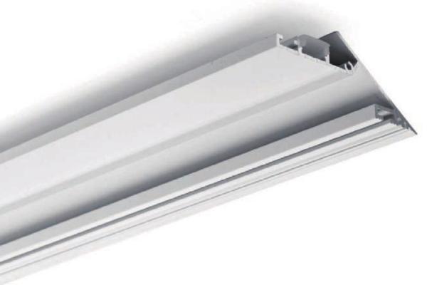 73*30mm Linear Light Fixture 2M LED Aluminium Profile For Ceiling Architectural
