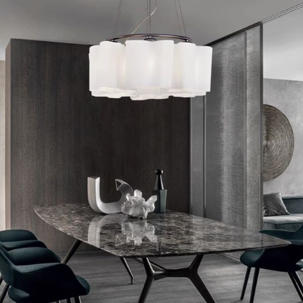Modern LED Ceiling Light Logico Triple Nested Suspension（WH-AP-605）