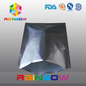 China Embossed texture aluminum foil vacuum seal bags for food packaging on sale