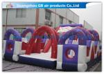 Outdoor Inflatable Bounce House Games Double Slides For Business Hire