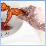 PE Clear Plastic Disposable Gloves Food Service 0.01-0.025mm
