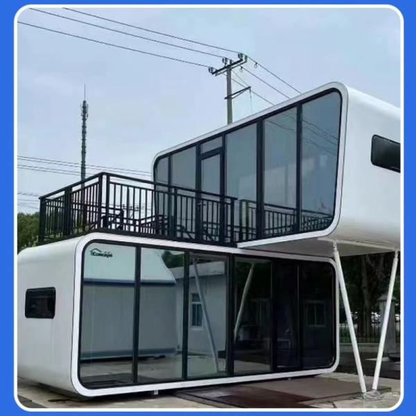 Modular Tiny House Apple Cabin Container House Made of Sandwich Panel steel Material