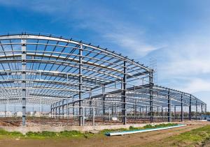 Wholesale Prefabricated Steel Structures Pre Built Warehouse Steel Portal Frame from china suppliers