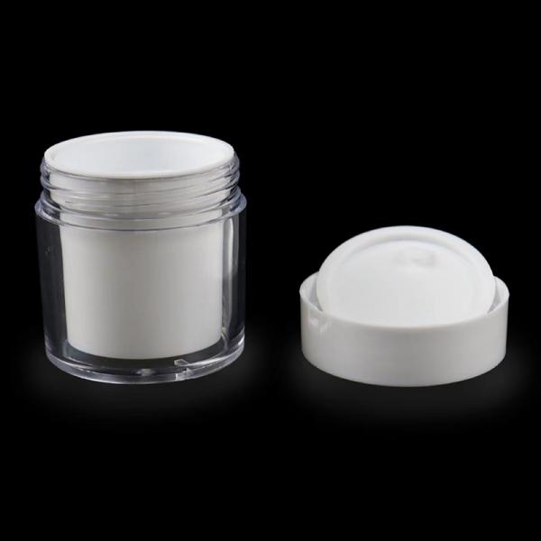 Customize Color Eco Friendly 15g 30g 50g Smooth Surface AS Plastic Cream Jar