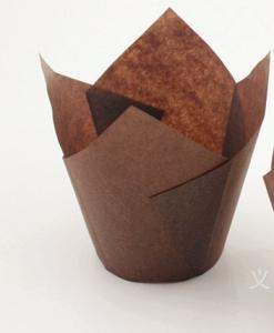Wholesale Chocolate Brown Cake tulip cup/Pink Tulip Muffin Wrappers wholesale from china suppliers