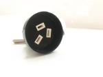High quality 3pin black extension power cable with stripped end 0.5m-10m copper