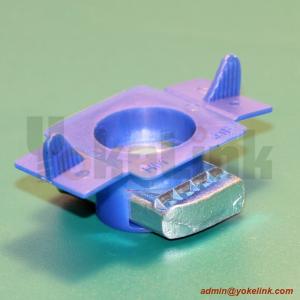 Wholesale Zinc plated steel struct nut with plastic wing for channel fitting from china suppliers