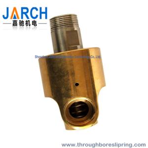 Wholesale Threaded connection Heat Oil Hydraulic Rotary Union Single input / output line from china suppliers