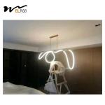 7000lm Restaurant Led Strip Chandelier Led Rope Chandelier 110~240V
