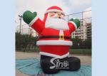 5m high giant inflatable santa claus for Christmas outdoor promotions made of