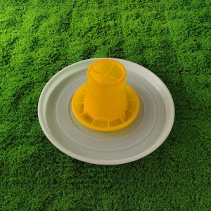 Wholesale Standard Size Red Round Chicken Feeding Tray For Poultry Production from china suppliers