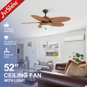 Wholesale Low Noise 5 Blades Energy Saving Ceiling Fan With Led Light Large Airflow from china suppliers