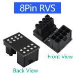ATX 8Pin Female To 8pin Male 180 Degree Angled Adapter For Desktops Graphics