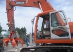 5 Cylinders Excavator Grapple , Hydraulic Orange Peel Grapple