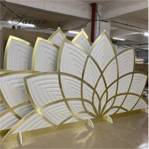 Wholesale Unique event stage decoration flower design acrylic stand for backdrops from china suppliers