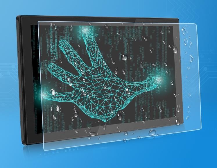 IP65 Rugged 10.1 Inch Industrial Screen LCD Capacitive Touchscreen Monitor 12V 24V DC