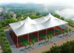 Prefabricated Membrane Tent Structures Waterproof Use In Tennis Court Shading