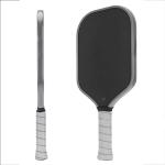 Gray Breathable PU Handle Leather T700 Pickleball Paddle 230g 16mm Thick PP