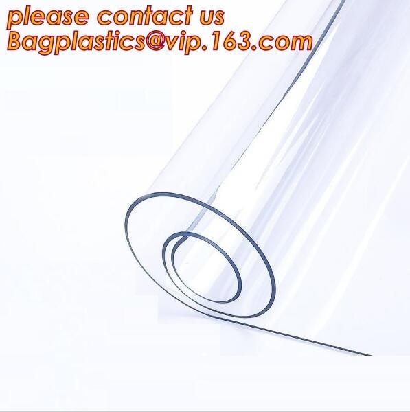 SUPER CLEAR ECO Oil proof disposable plastic tablecloth table mats frosted