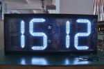 Outdoor 12 Inches LED Time and Temperature Display Panel for 8"-72" Digit Height