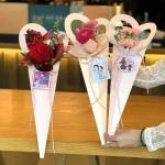 Customized Single Rose Flower Box Accepting Custom Orders for Florist Bowknot