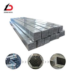 Wholesale ASTM DN60 80 Sch.20 40 Galvanized Round Pipe Square Rectangle Galvanized Square Tube Thin Wall Thick Wall Large Diameter Galvanized Welded Steel Pipe from china suppliers