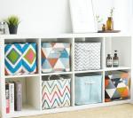 Clothing box canvas cotton linen folding Oxford cloth storage toy storage